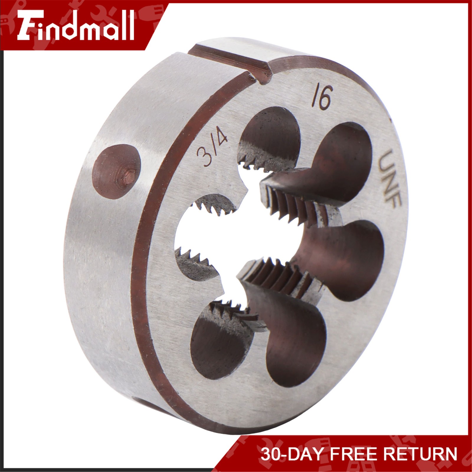 Findmall 3/4″-16 UNF Tap and Die Set Right Hand HSS Threading Gunsmithing 3/4×16