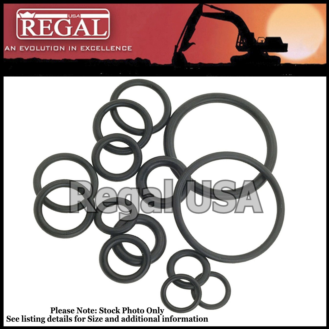 4J5267 Seal O-Ring (2 pieces) (CS=3.53mm, ID=24.99mm, Standard Size=214) 8T7235