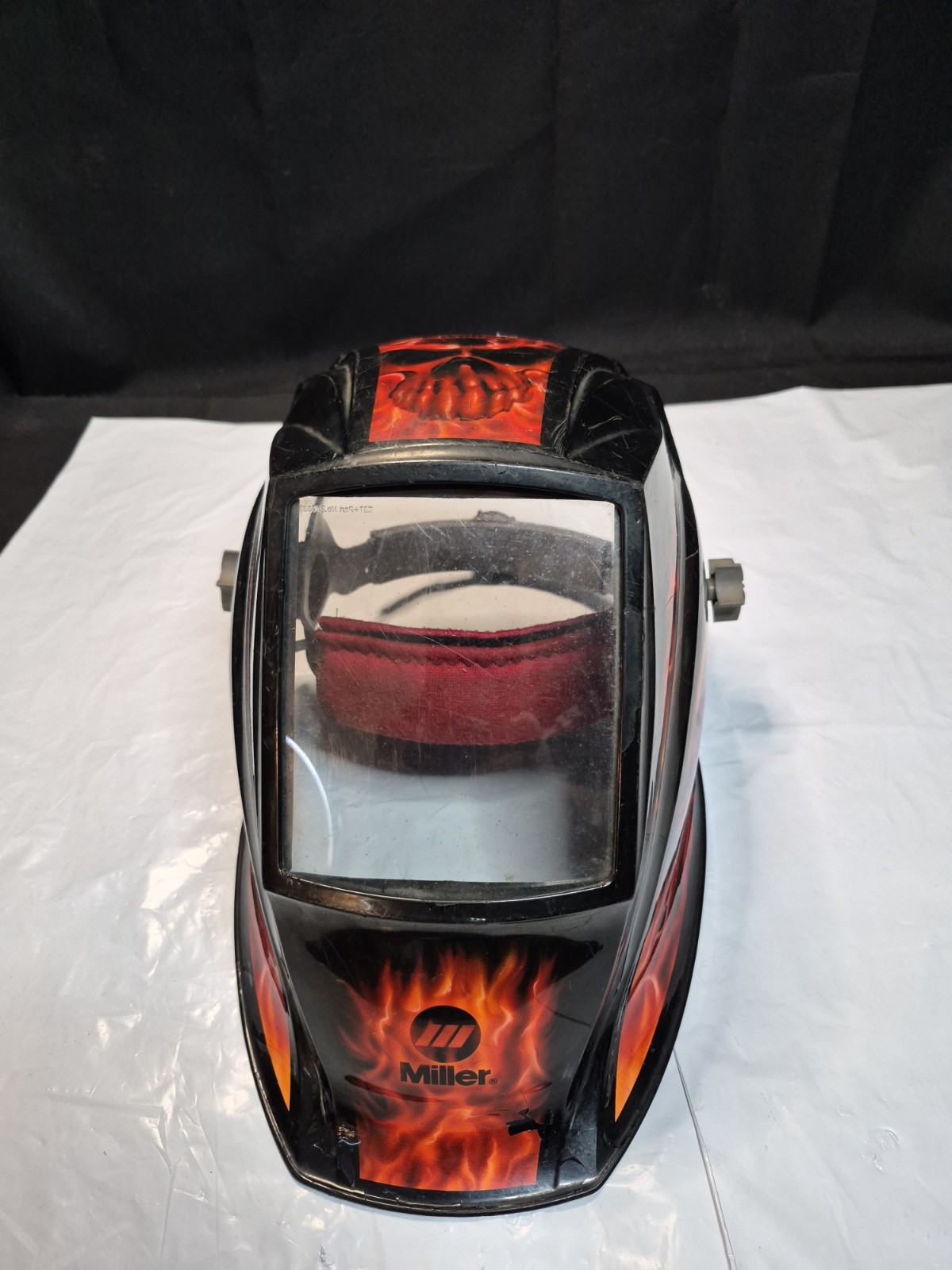 Miller Auto-Darkening Welding Helmet Graphics, Shell Only Set Up For Grinding,