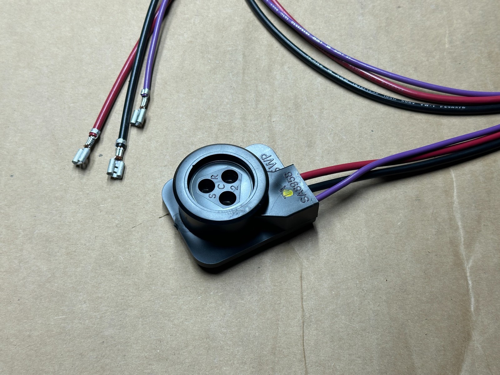 Copeland Compressor HVAC Rheem Molded Plug 3 Pin 12 AWG 60″ Wire Wiring Harness