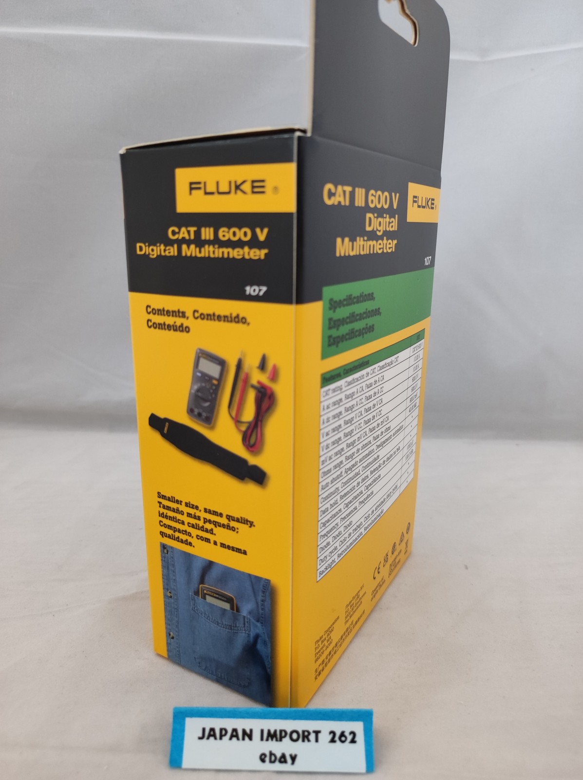 Fluke 107 AC DC Current Handheld Digital Multimeter 4367953
