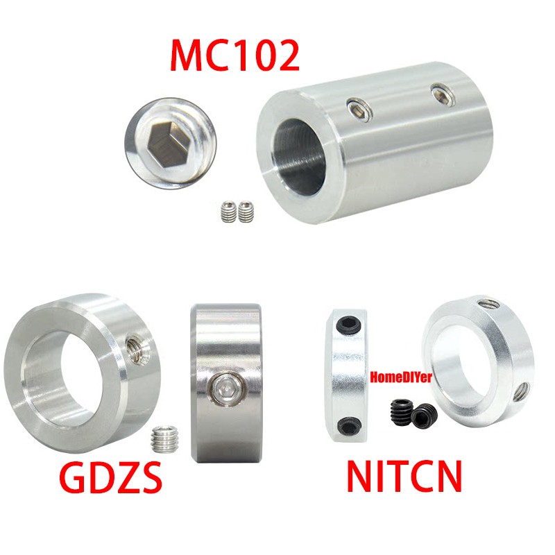 Shaft Collar Solid Steel Metric Clamps Collars Stainless Steel/Aluminium Alloy