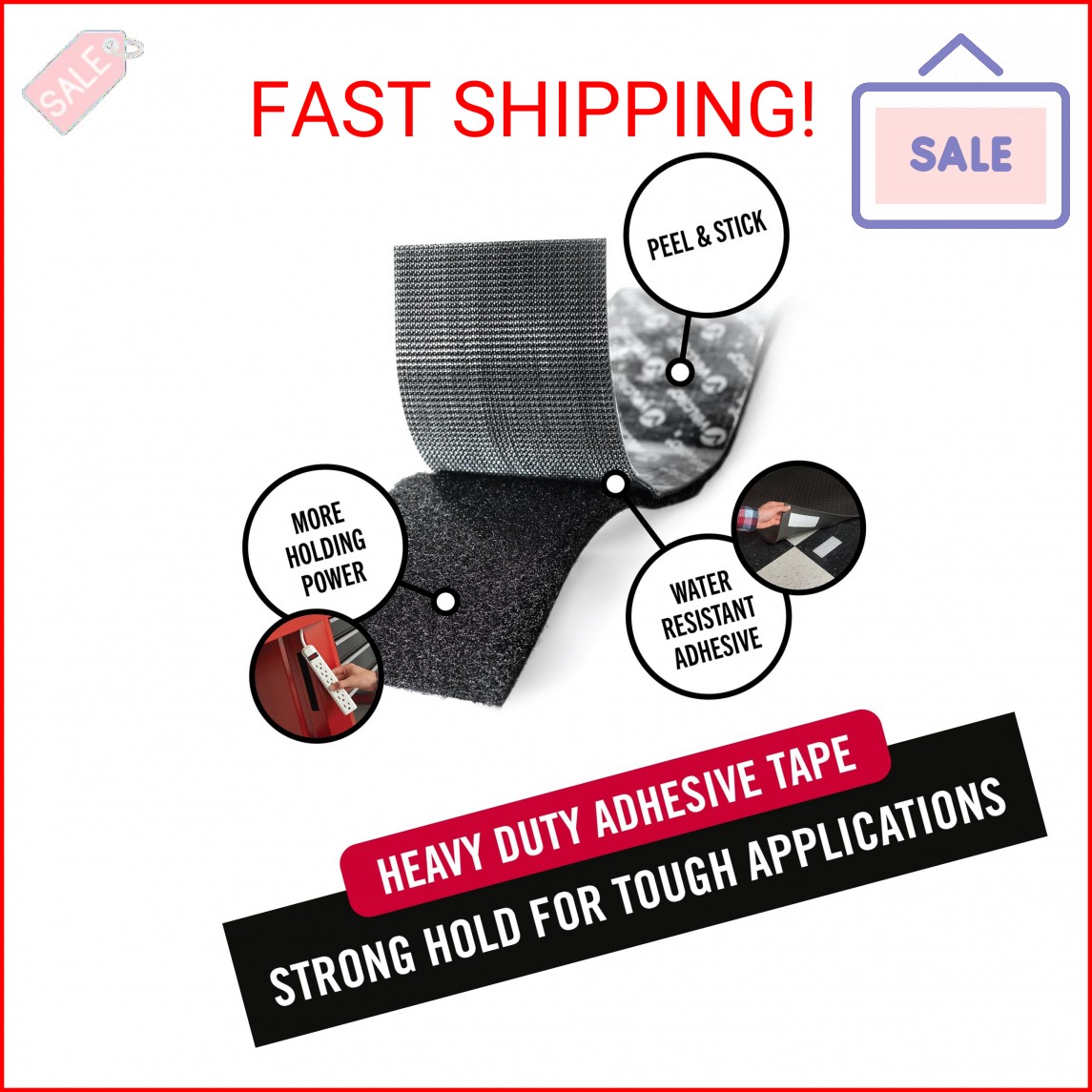 VELCRO Brand – Industrial Strength | Indoor & Outdoor Use | Superior Holding Pow