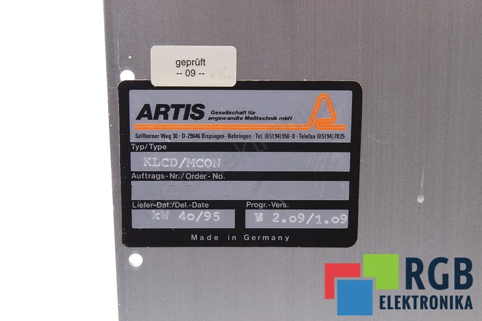 KLCD/MCON ARTIS – Refurbished – 24 Months Warranty