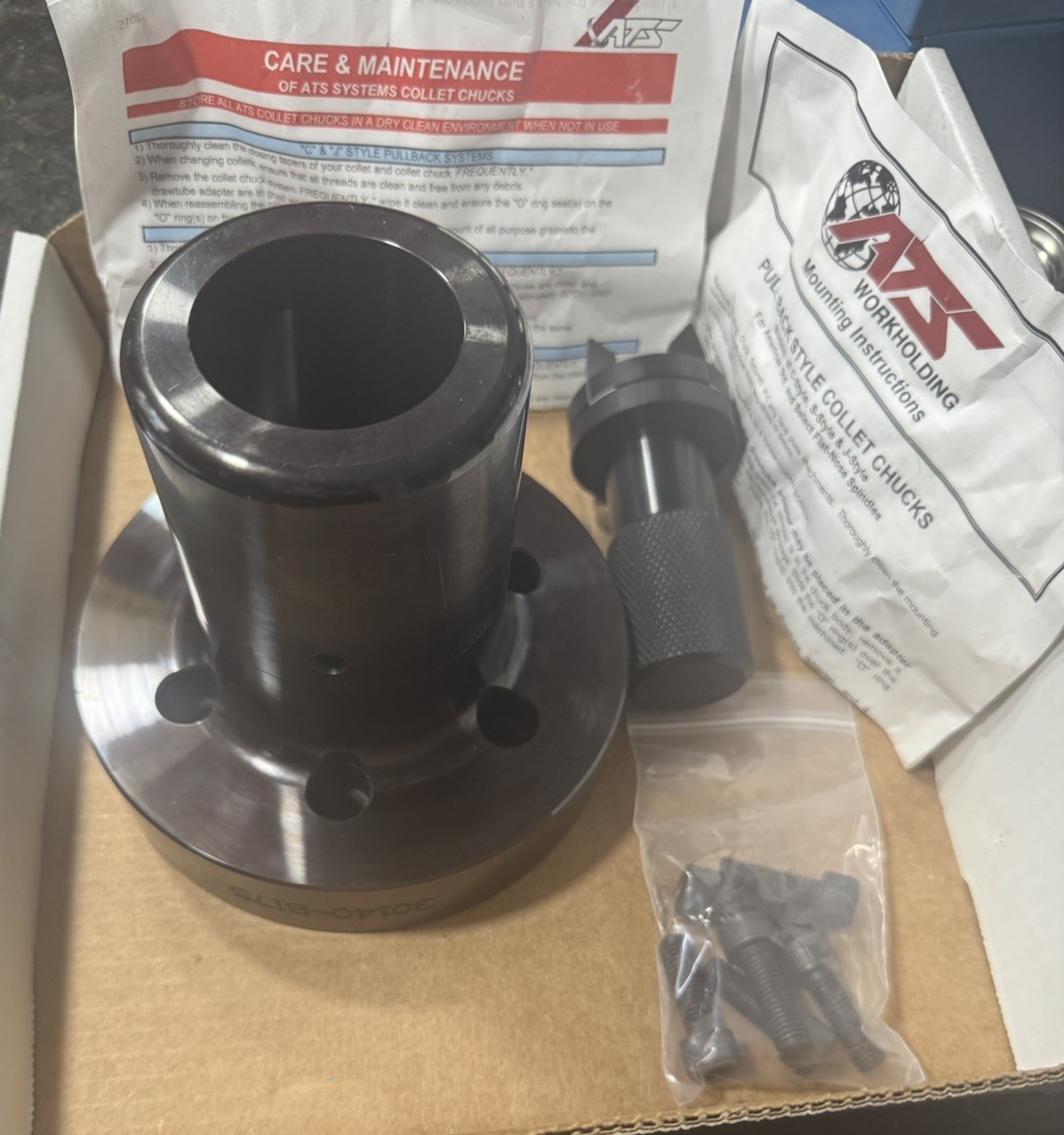 New ATS 30140-B175 Hardinge Collets Nose Chuck ,3J /16C Collet Face Wrench