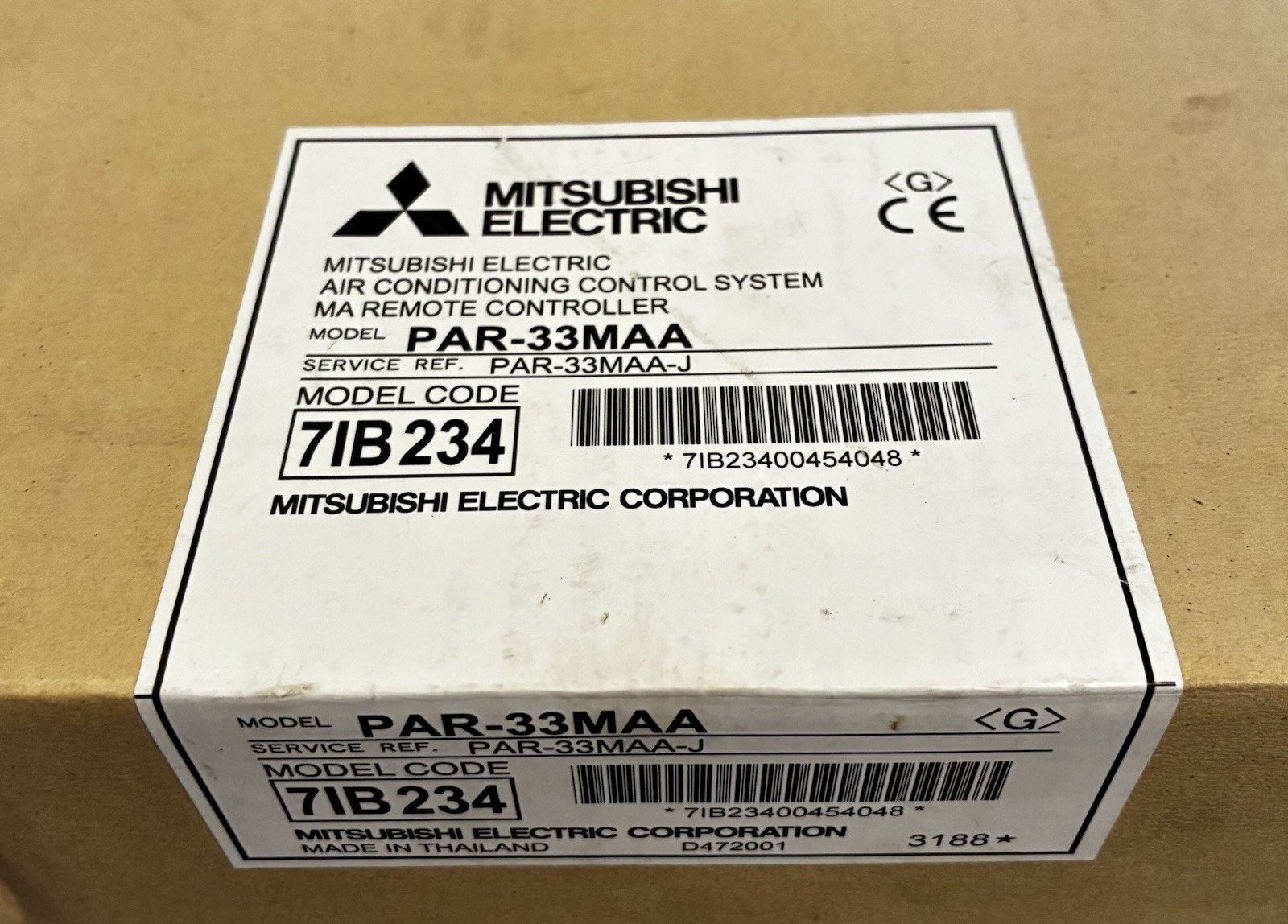 MITSUBISHI PAR-33MAA Temperature Control Unit, HVAC Control Brand New