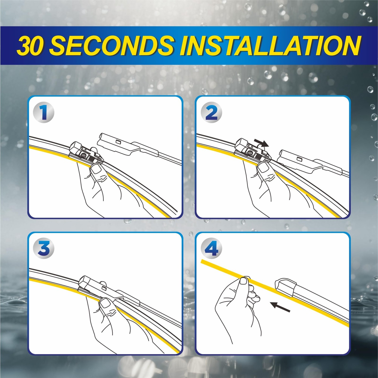 5 PLUS Silicone Windshield Wipers Fits Chevy Trailblazer 2021-2026 (3 PACK) |…