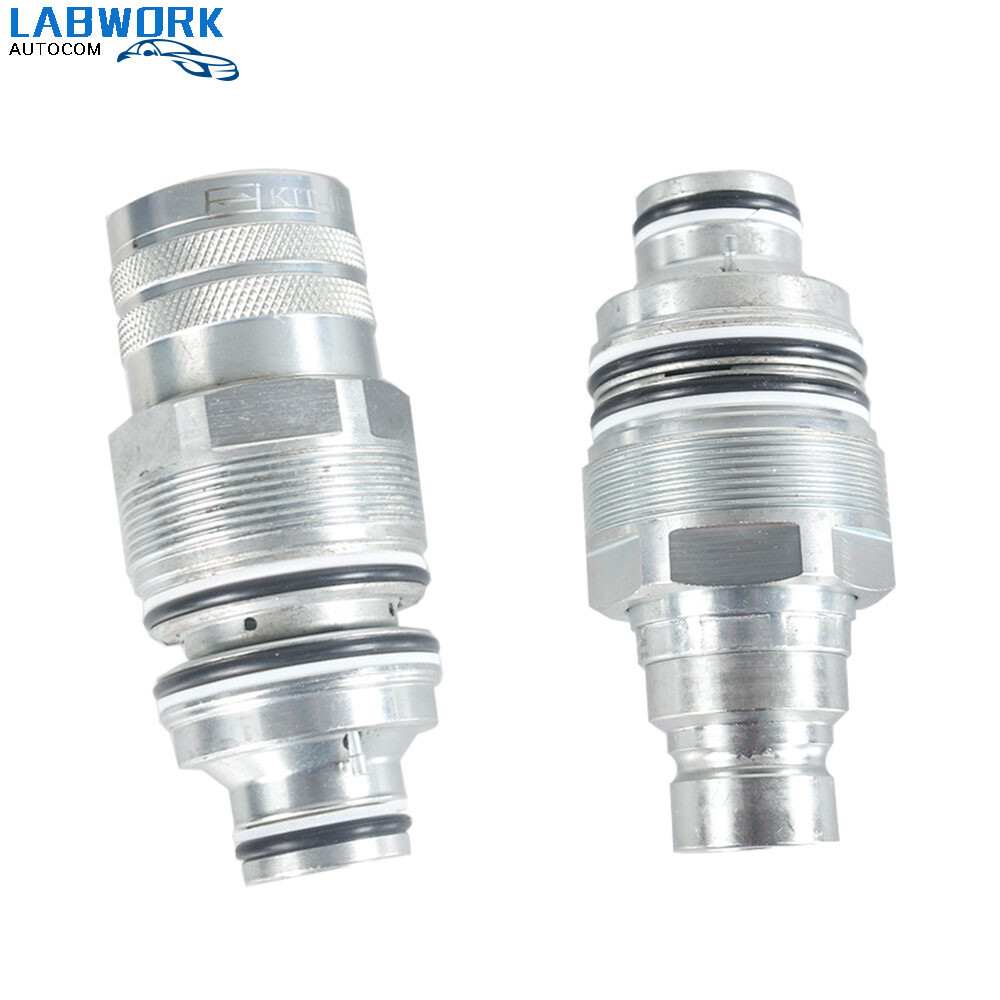 Male &Female Flat Face Coupler Kit For Bobcat T140 T180 S150 S160 S175 S185 S205