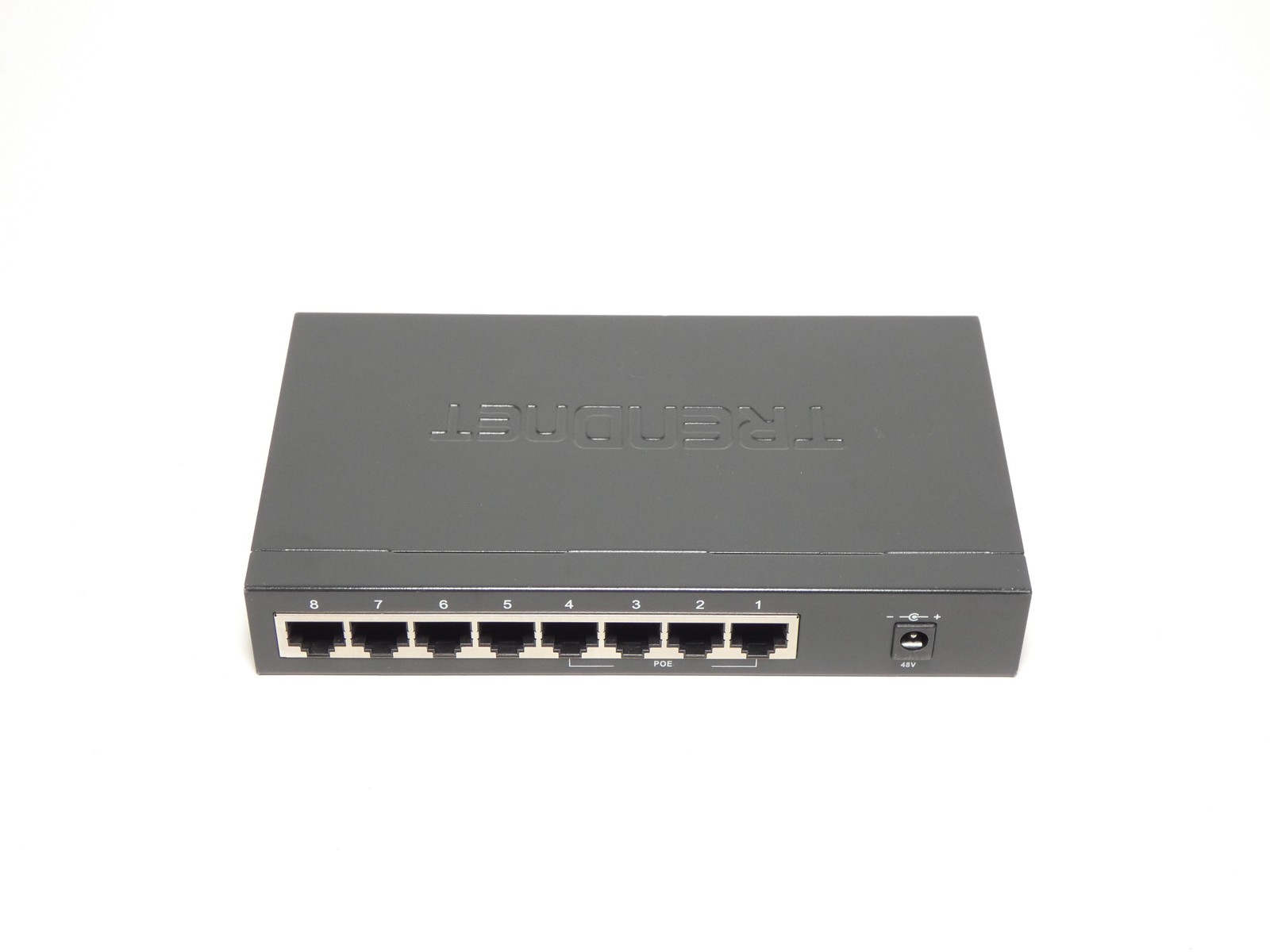 TrendNet TPE-S44 8-Port Ethernet PoE Switch 48VDC NO Power Cord