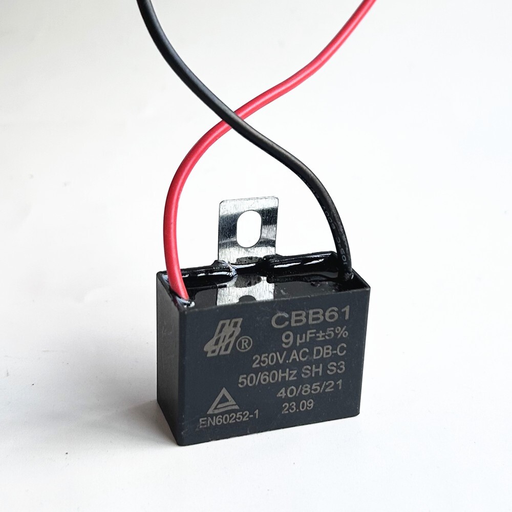 CBB61 9mfd 9uF 250V VAC 50/60Hz MOTOR START Ceiling Fan Capacitor US STOCK