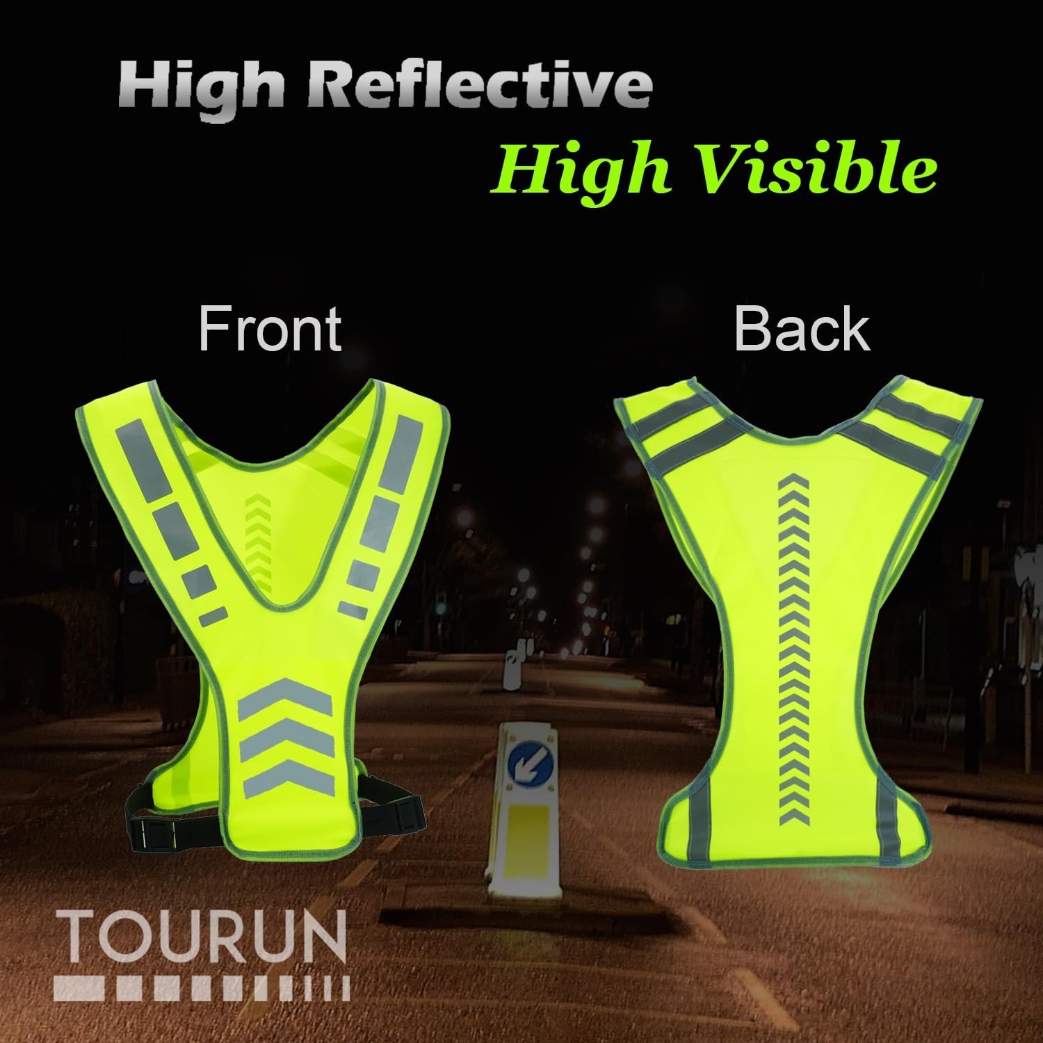 Reflective Running Vest Gear with Pocket for Women Men Kids, Safety Reflectiv…