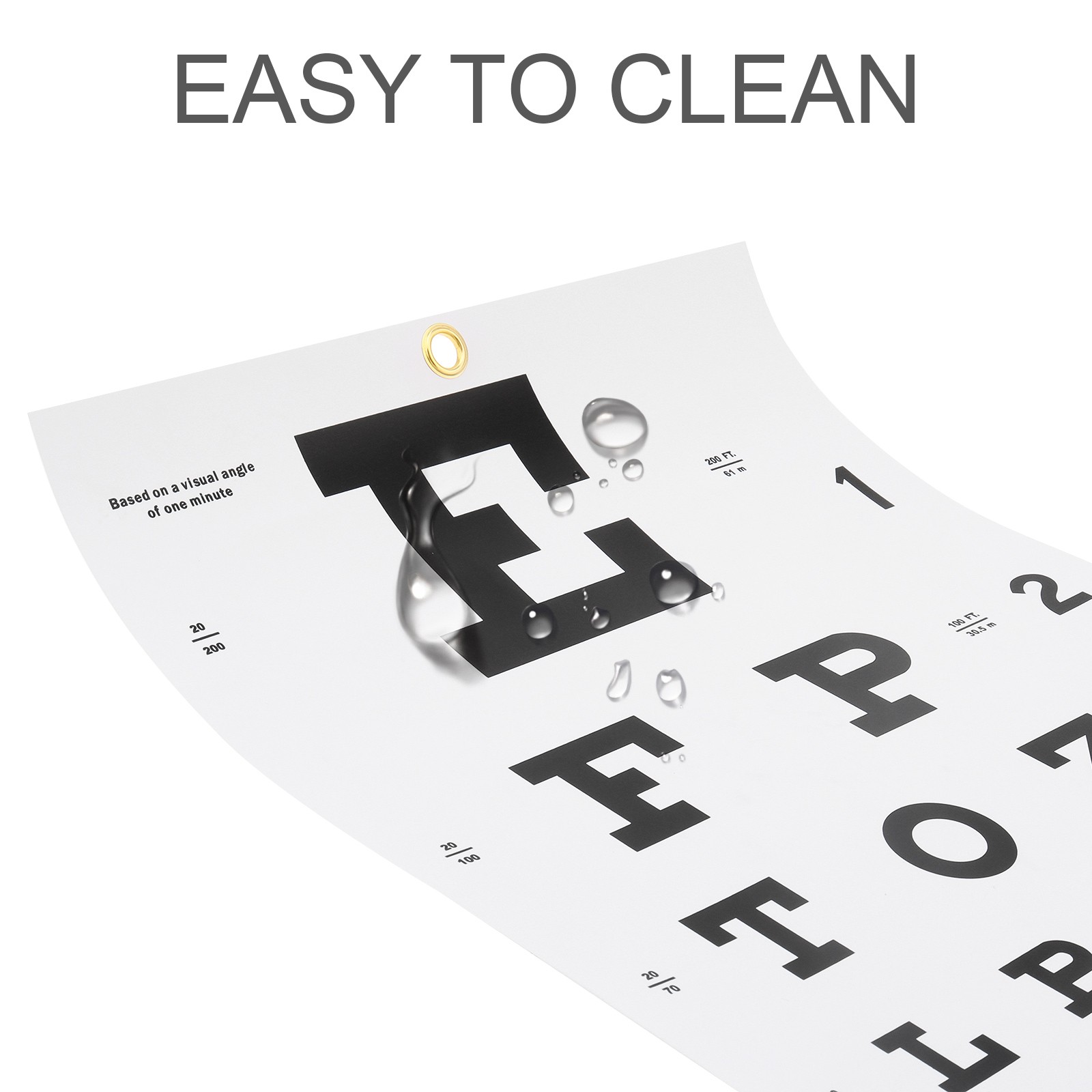 Eye Testing Charts for Visual Acuity Measurement and Eye Examinations