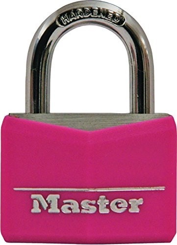 Pink Master Lock Padlock School Gym Luggage Locker With Key High Security Door