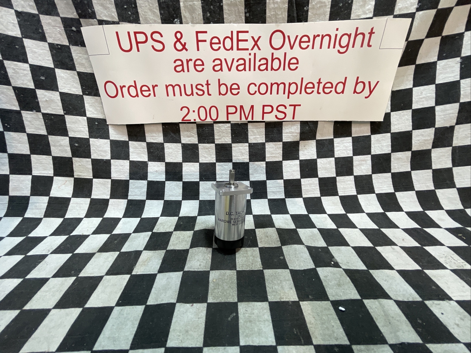 HAROWE SERVO CONTROLS INC 1611-003, D.C. TACHOMETER 20.8V 1000 RPM, SHIPSAMEDAY