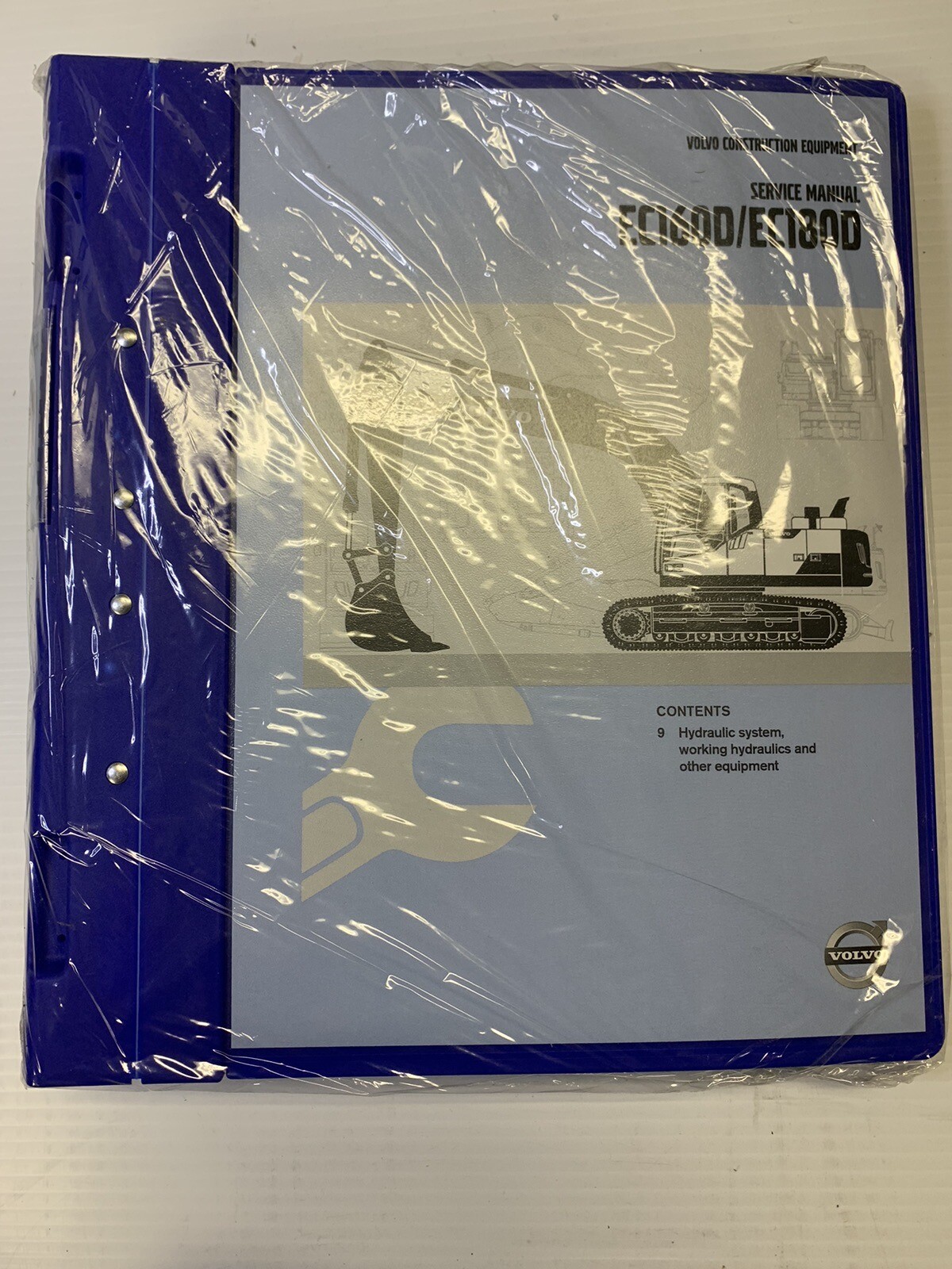 Volvo Construction Equipment EC160D/EC180D Excavator Service Manuals (set Of 4)