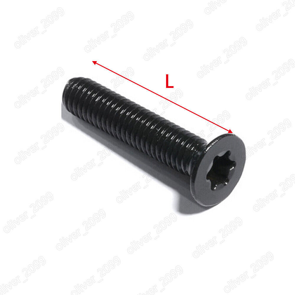 Black 316 Stainless Steel Torx Socket Countersunk Head Screws M3 M4 M5 M6 M8