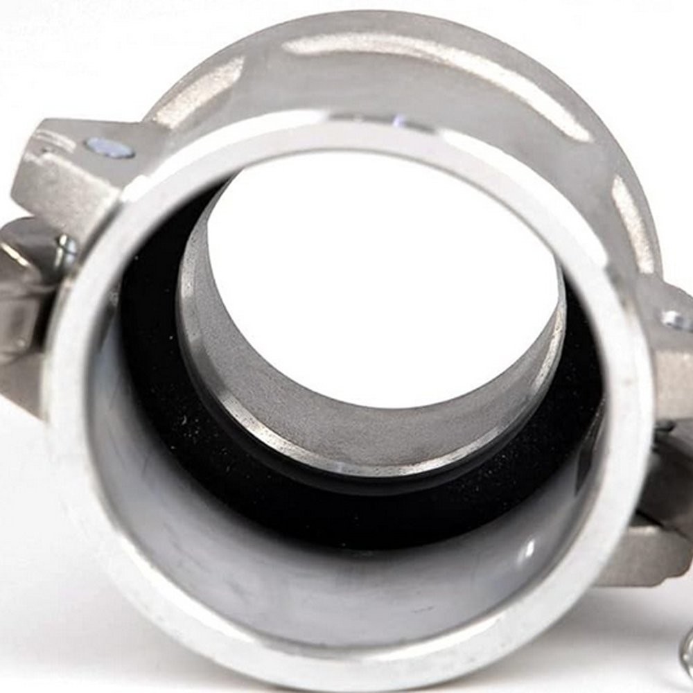 2 Pack Aluminum Camlock Fittings Type B & Type F Cam and Groove Hose Fittings
