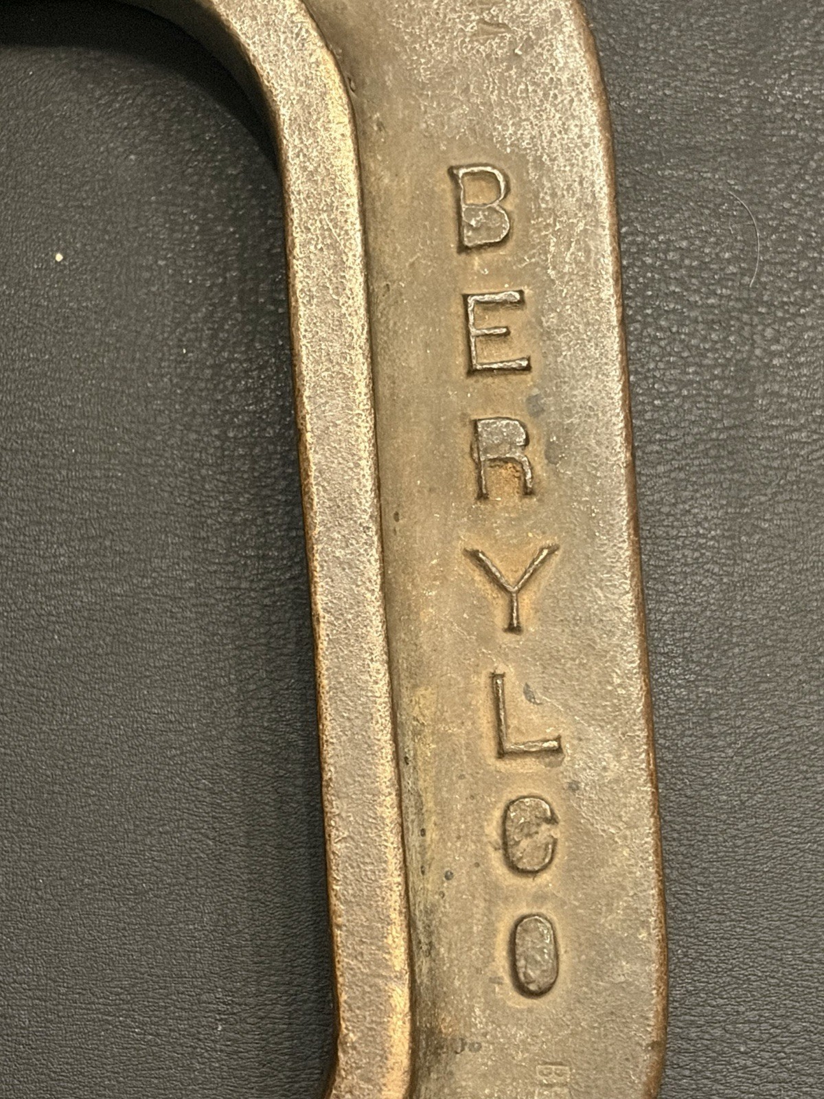 BERYLCO C-44 BeCu Non-Sparking C Clamp 4-1/4” Capacity USA Bronze