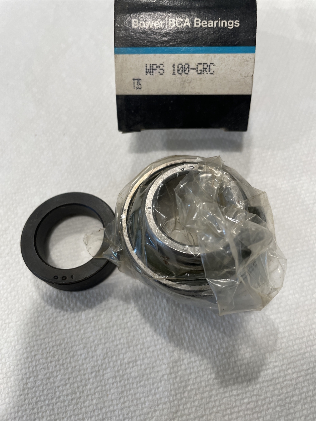 New Bower BCA WPS100-GRC Ball Bearing Insert with Collar Farm Tractor
