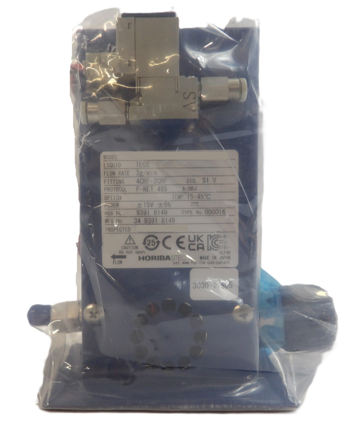 Horiba STEC LF-F40M-A-EVD1 Flow Control AMAT Applied Materials 3030-17605 New