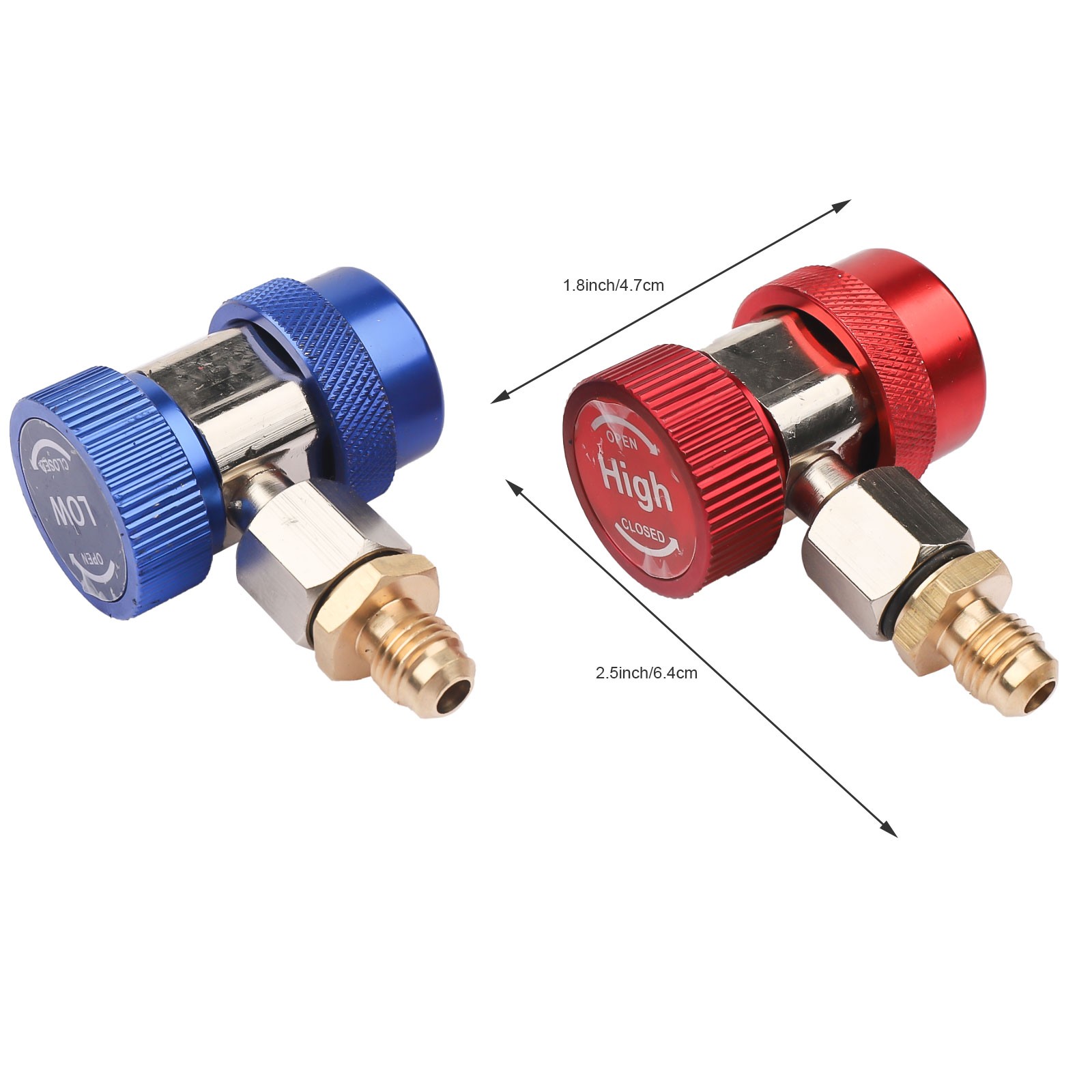HVAC AC 3 Way Manifold Gauge Set w/ 5ft Hoses R134a R410a R22 R404a Tool Kit