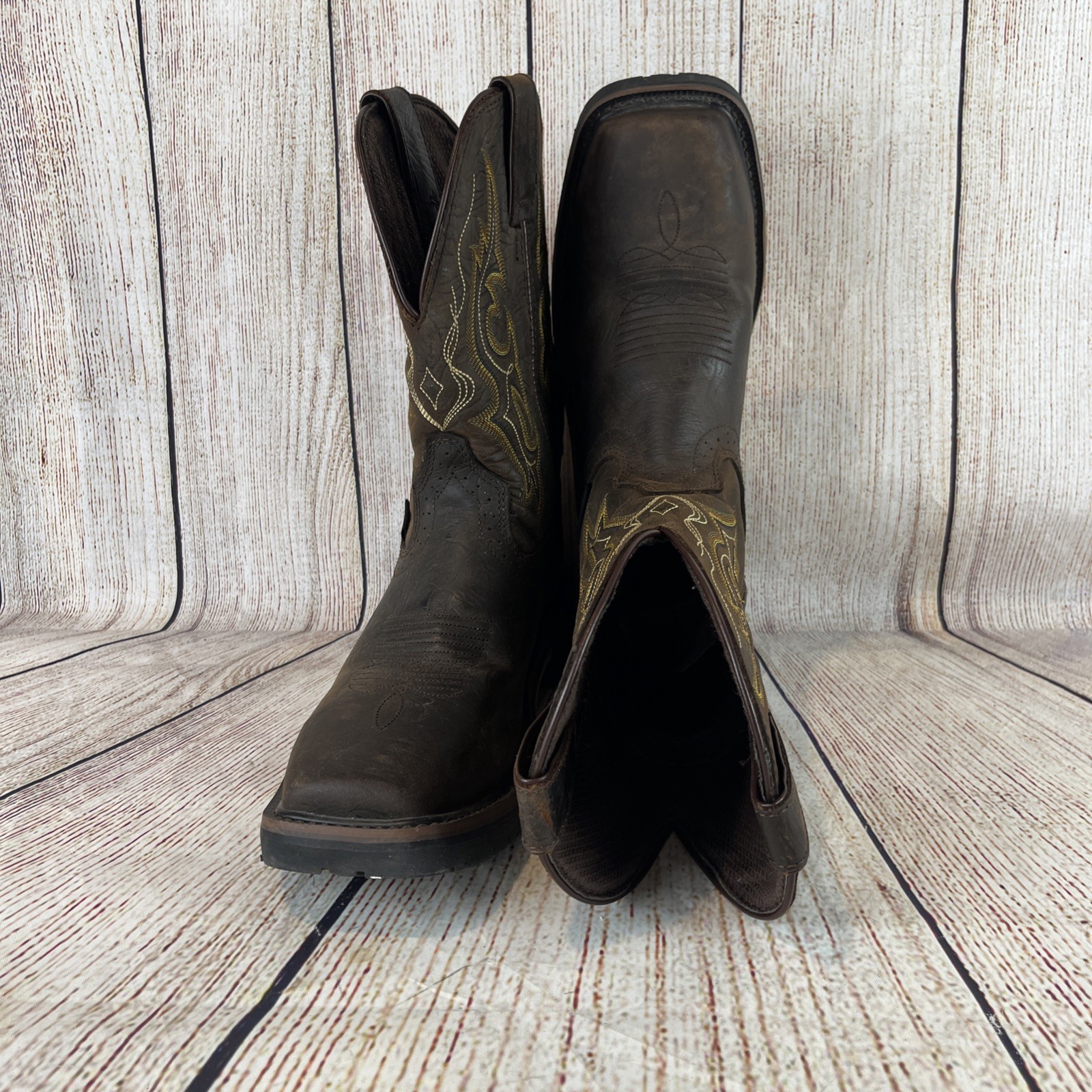 NEW Justin Boots Joist 11″- COMP TOE / WATERPROOF / EH – Brown – SE4625 Sz 8 D
