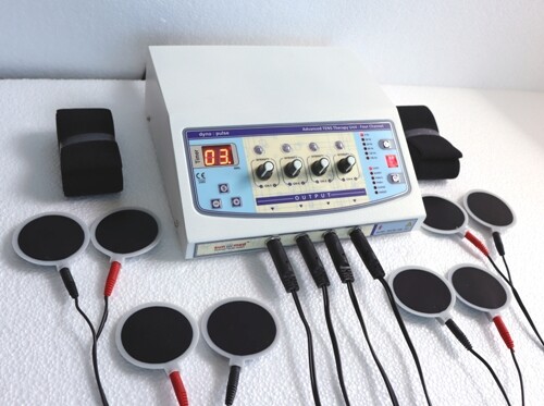 Electrotherapy DynoPlus 4 channel Unit Controlled LED Display Digital Unit Physi