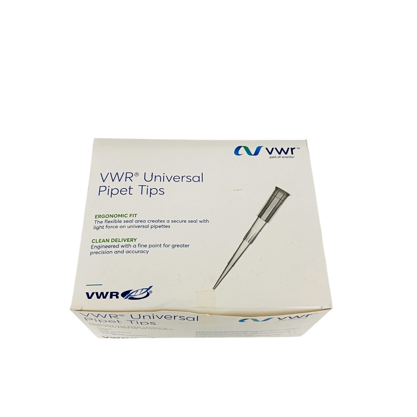 VWR 76322-144 Universal 200µl Pipet Tips Low Retention 10 Racks/Pack Exp 11/2028