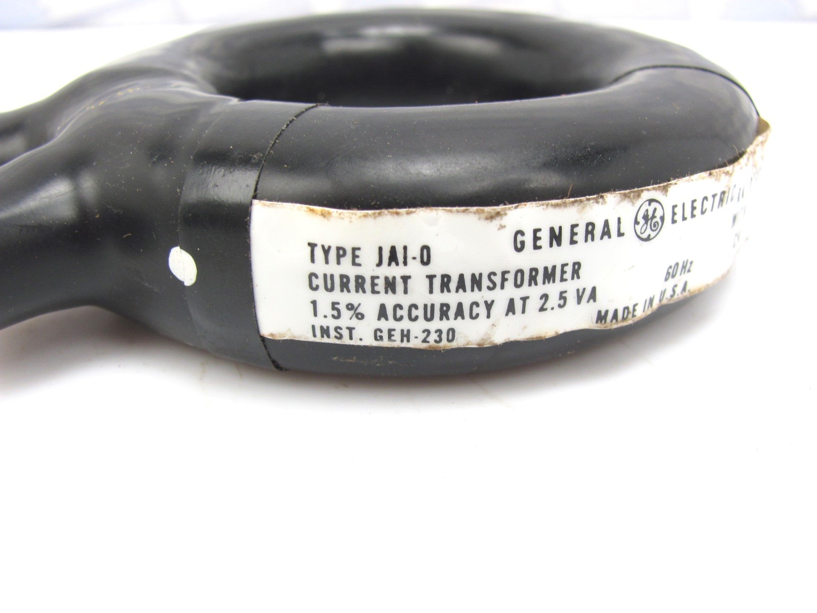 General Electric – JAI-0 750X93G1 – CURRENT TRANSFORMER – 50:5 500A:5A 50-400 Hz