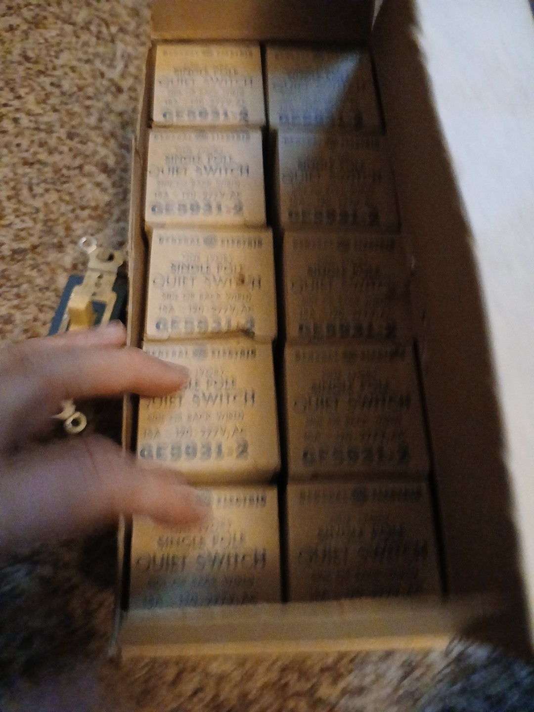 [TECH] Lot Of 10 General Electric GE-5931-2 Quite Switches Single Pole, 15A 120