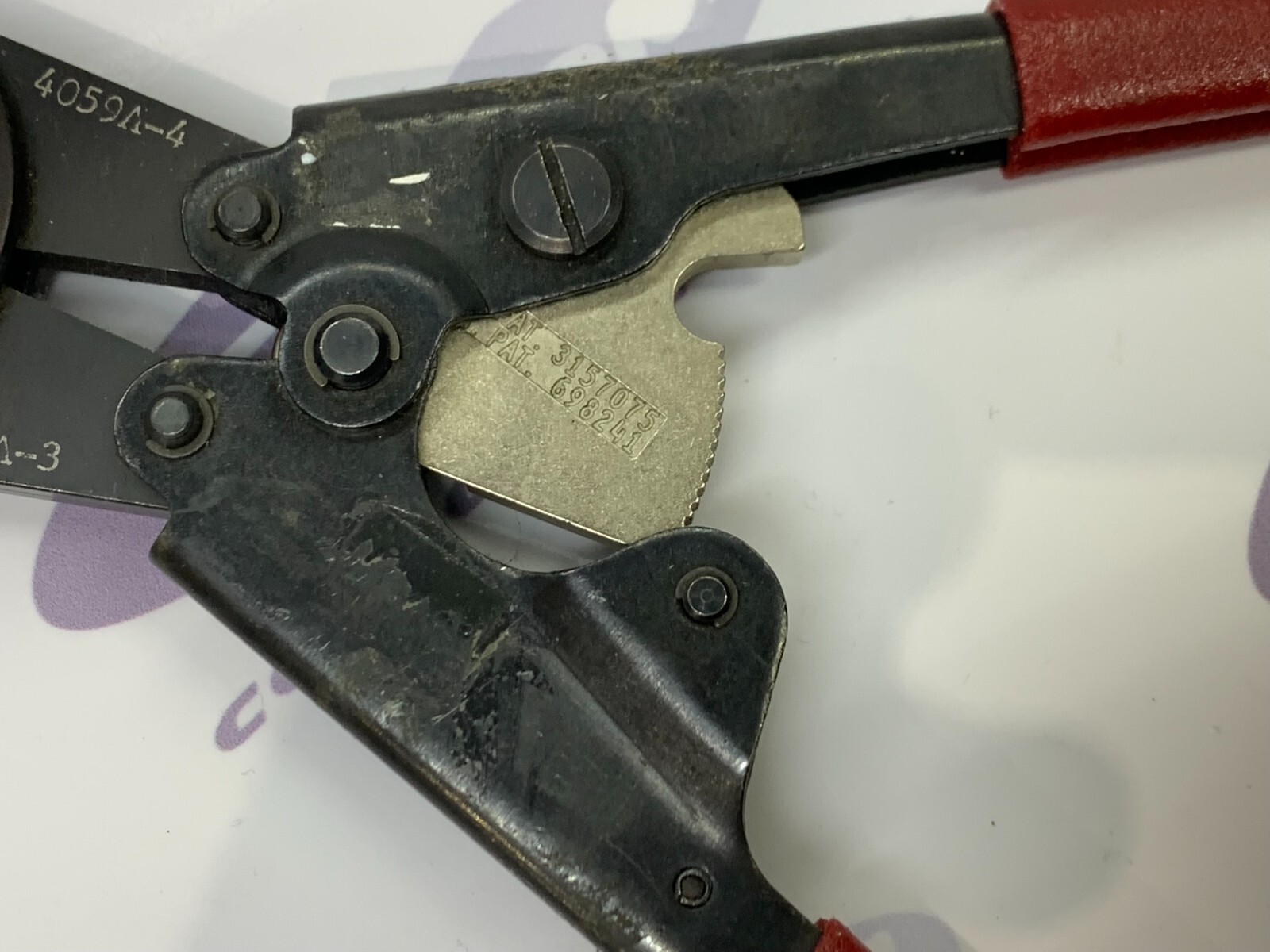 Molex HTR-4059A Ratcheting Hand Crimper Tool 11-01-0088