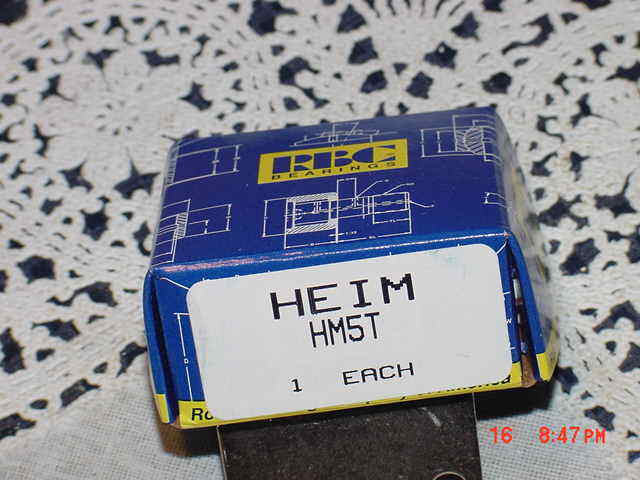 RBC Bearings HEIM Rod End Bearing, HM5T, NEW – Open Box!