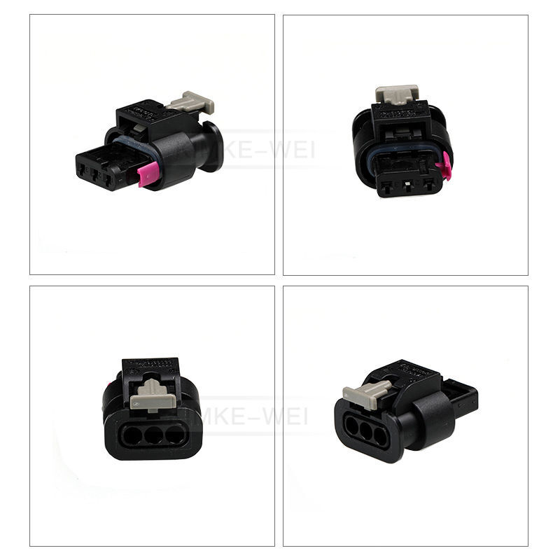 2/3/4/5/6 Pin Automotive Female Connector Plug Kit for VW Audi Seat Skoda BMW