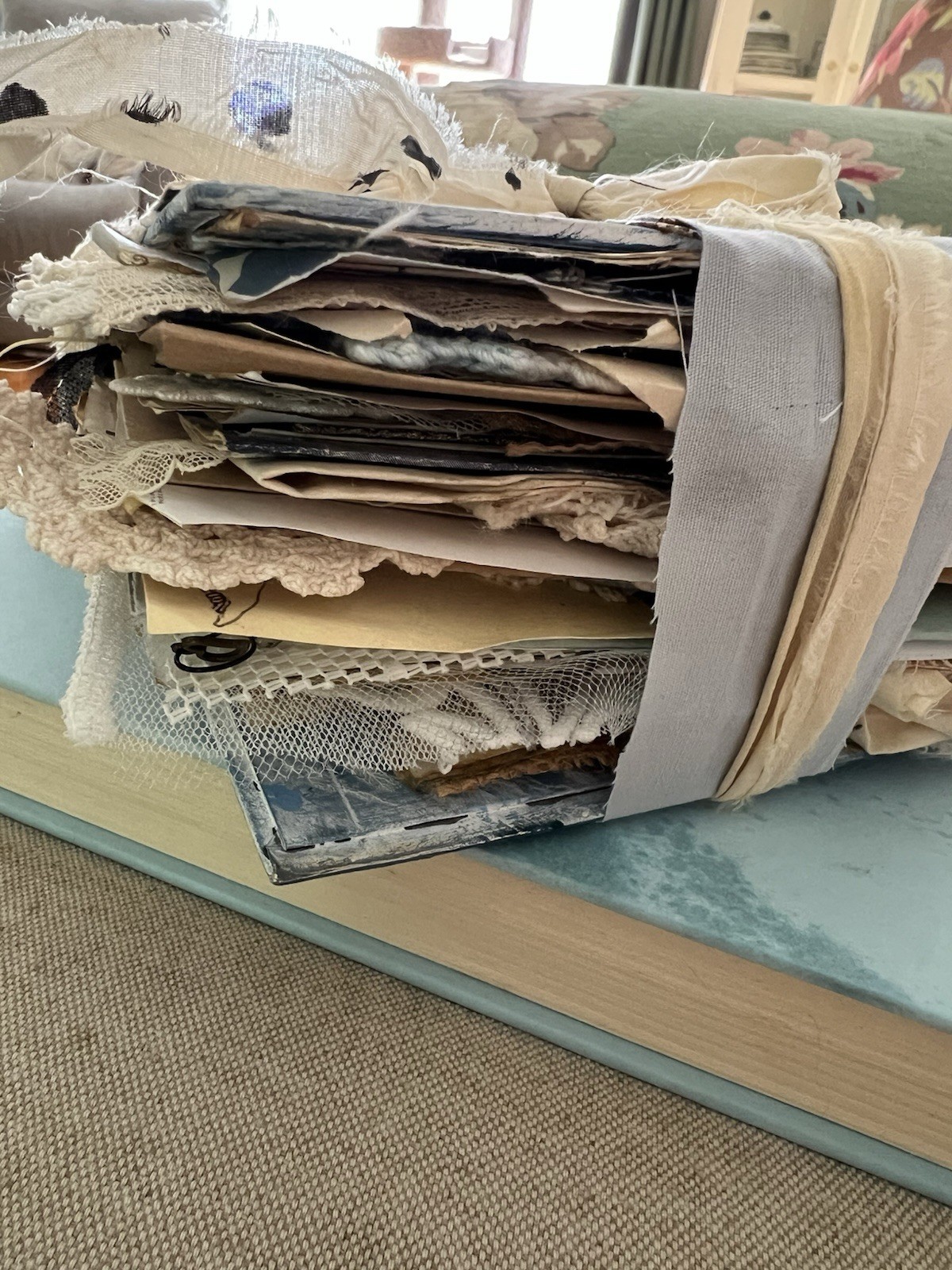 French blue Junk Journal