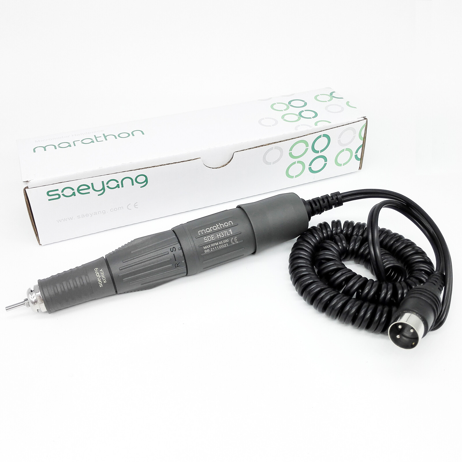 1PC Dental LAB MARATHON Micromotor Polishing Handpiece 2.35mm SDE-H37L1 35000RPM