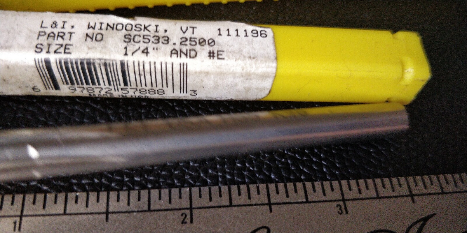 L&I SC533 🇺🇸 0.2500″ E – HSS -Chucking Reamer – Lavallee & Ide
