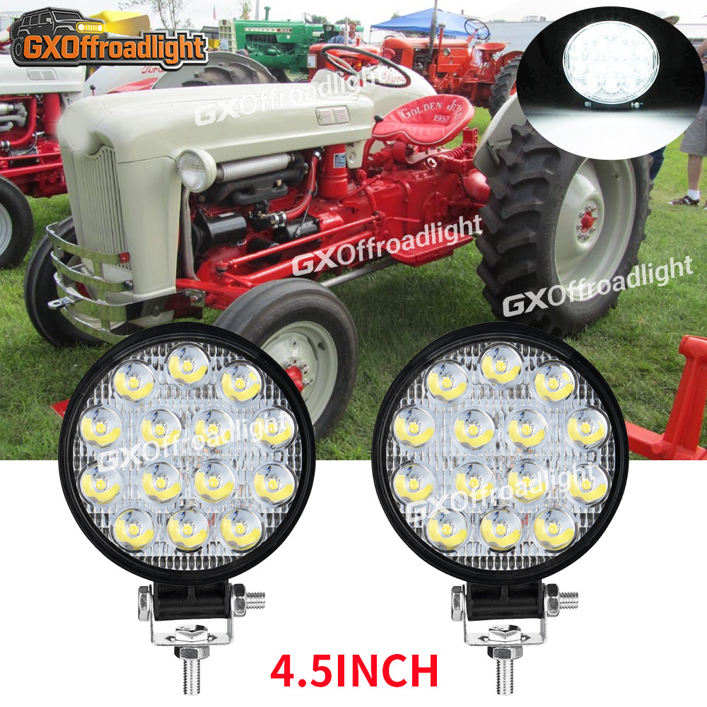 Fit MASSEY FERGUSON TRACTOR Sealed beam Head lamp LED 12V 24V 4» LED Work light