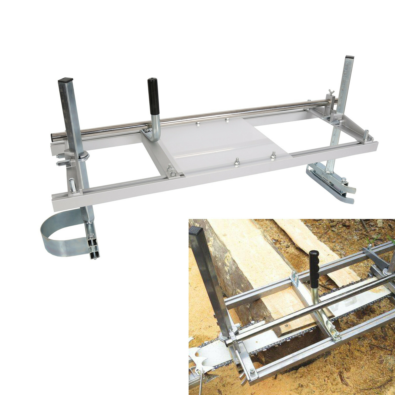 Chainsaw Mill 14″-36″ Portable Chain Saw Mill Aluminum Steel Planking Lumber