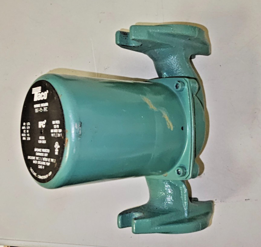 Taco 007-F5-7IFC Cast Iron Circulator, 1/25 HP (DEFECTIVE, PARTS ONLY)