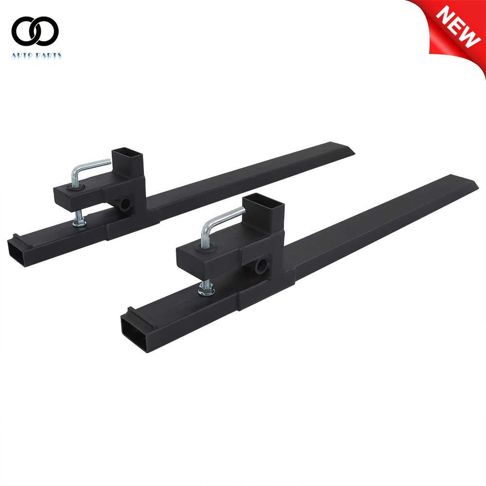 4000lb Clamp on Bucket Pallet Forks Tractor Loader Skid Steer Attach 60»