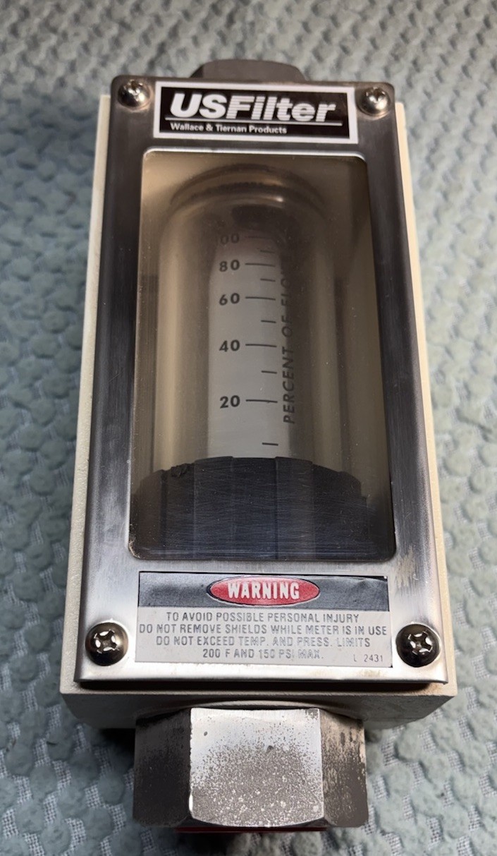 Wallace & Tiernan 5510A02109xxexx Direct-View Flowmeter 0-100 Percent 1/2”