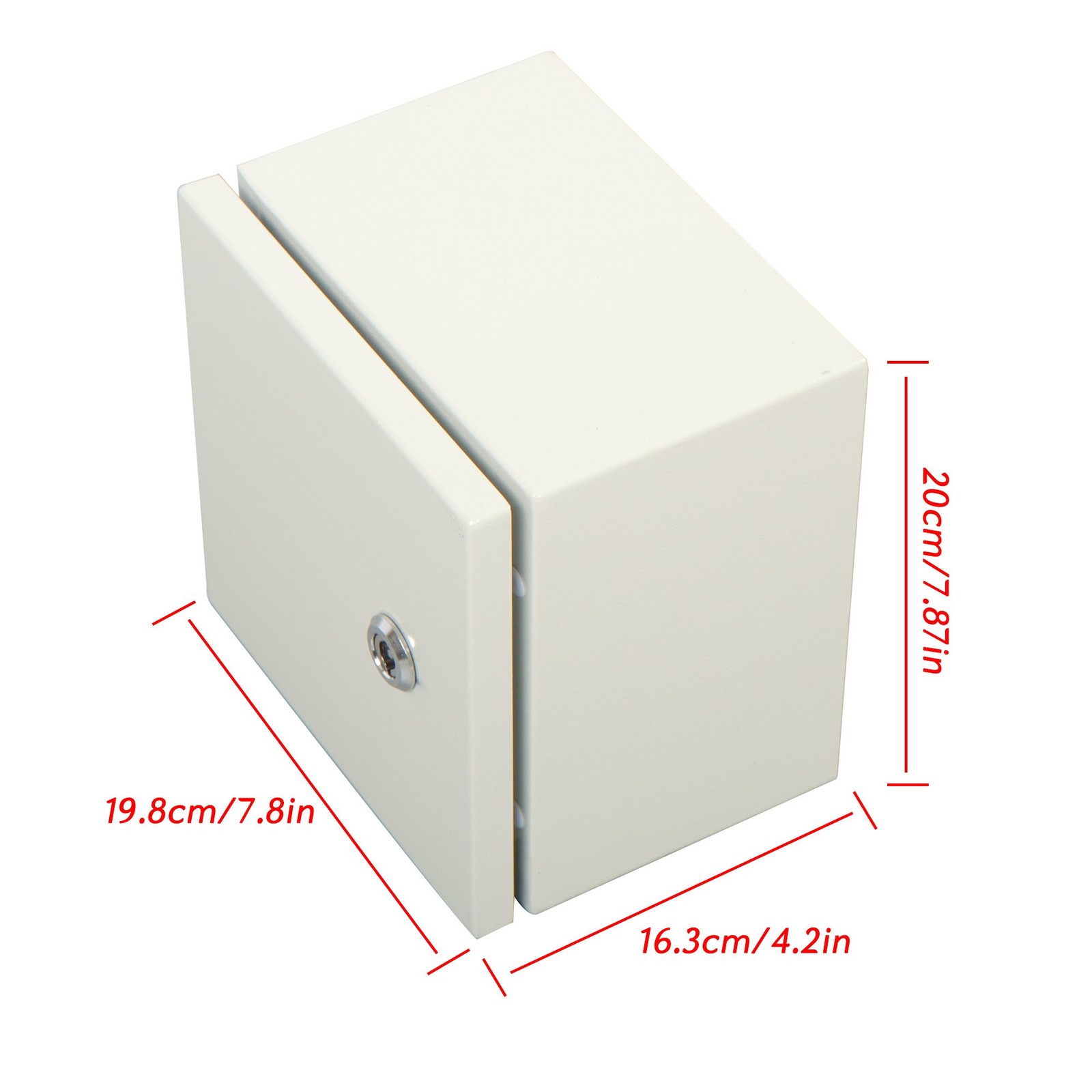 Waterproof Steel Electrical Box 8x8x6″ NEMA 4X Rated, IP65 Outdoor Junction Box