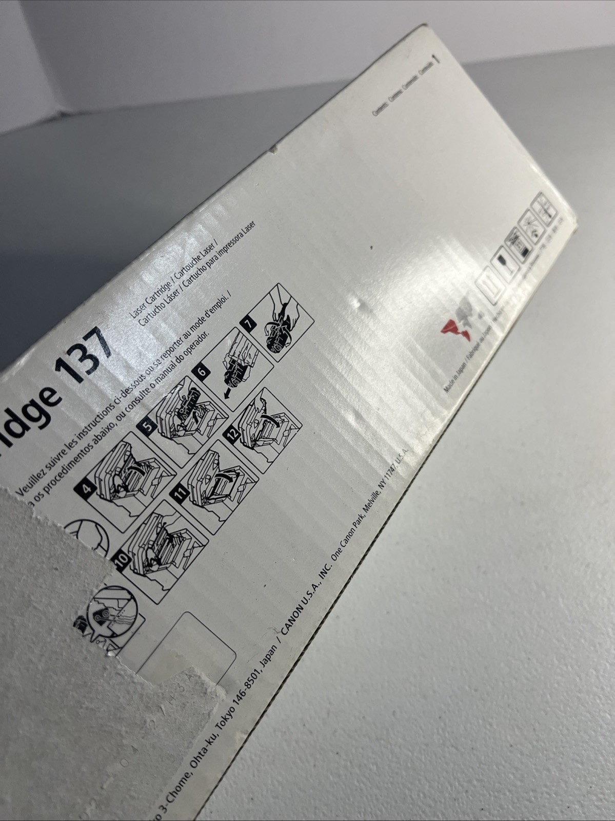 Genuine Canon 137 Black Toner Cartridge | Original | New Sealed
