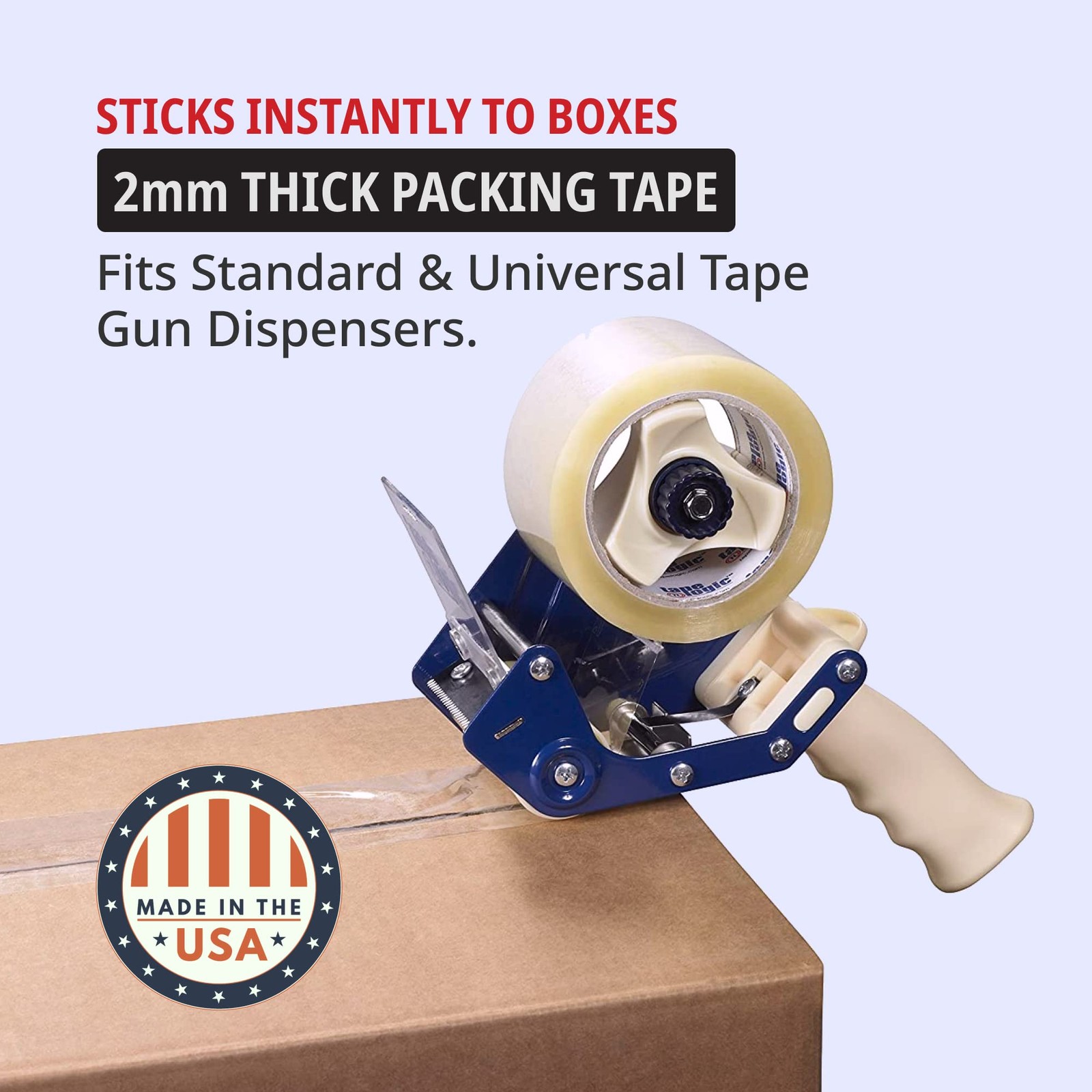 2″ x 55 yds Acrylic Packing Tape 2.0 Mil, Clear (36-Pack) Heavy Duty Packing …