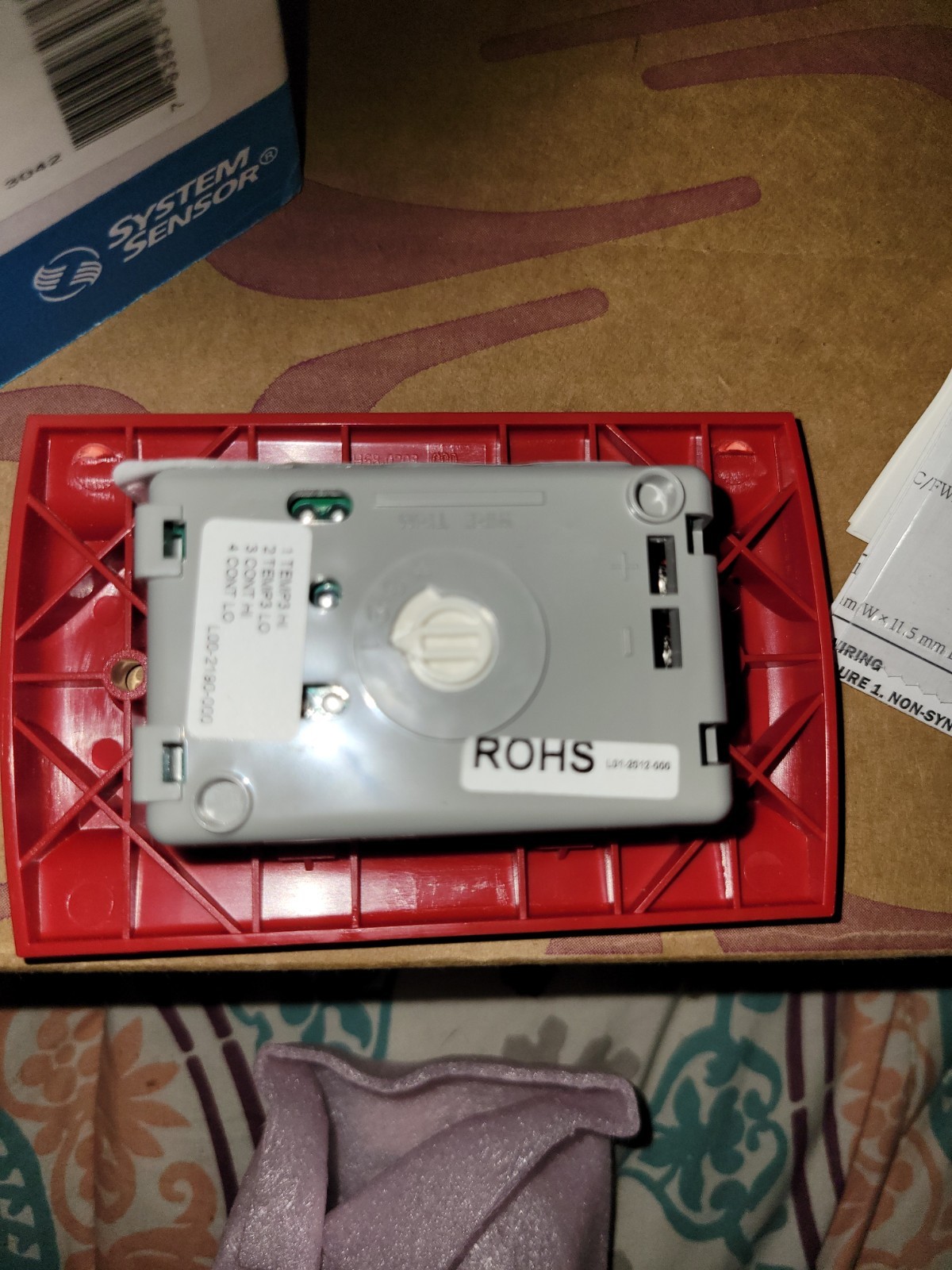 System Sensor Mini Horn – Red
