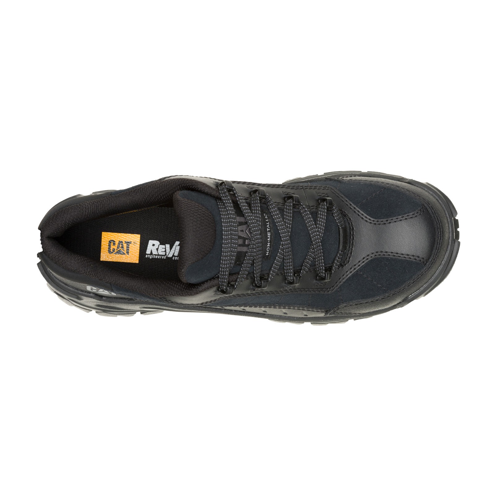 Caterpillar Invader Sport LO Composite Toe Mens Black Wide Work Shoes