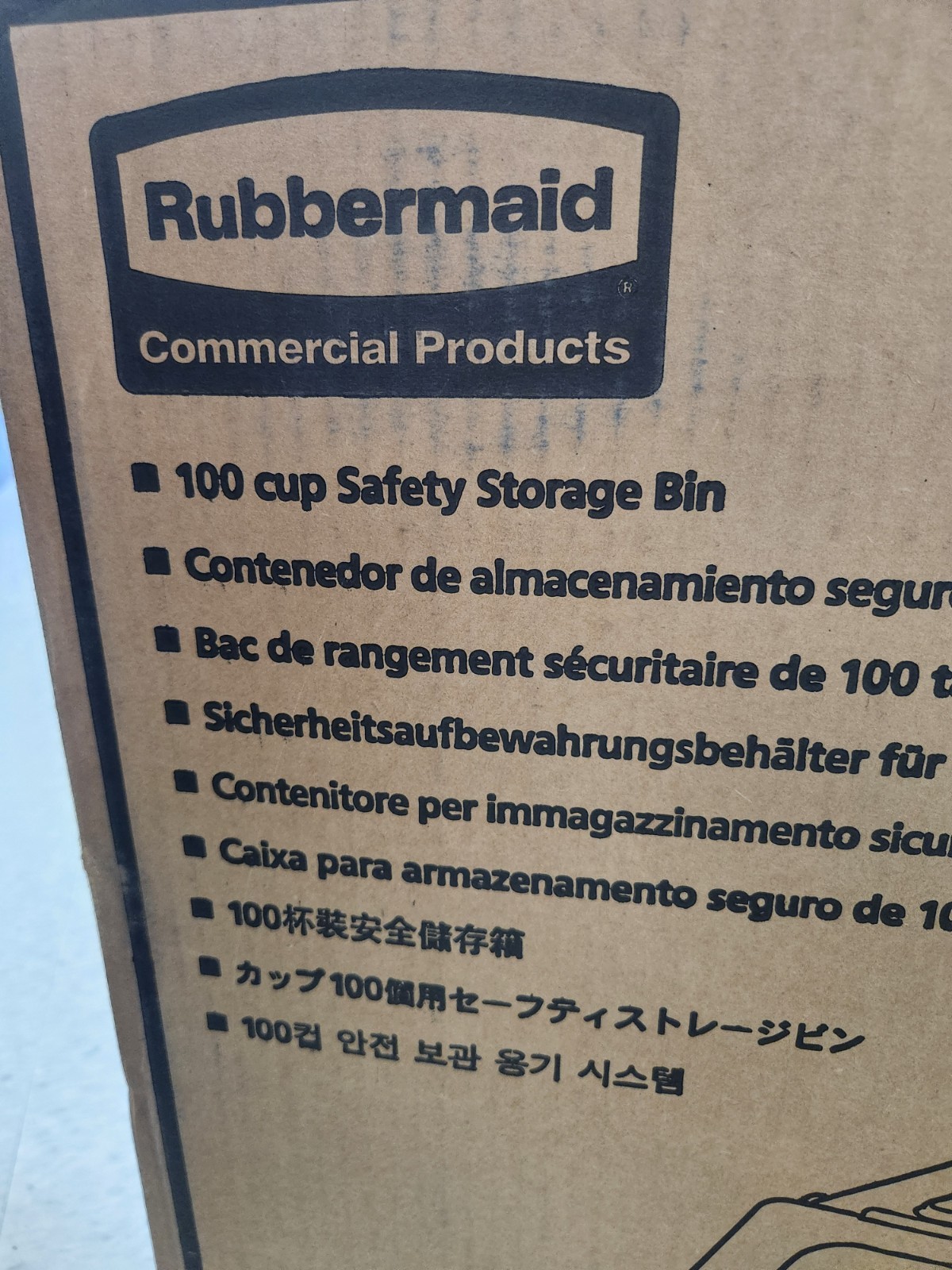 Rubbermaid Commercial Fg9g5700wht Proserve 100 Cup Ingredient Bin Bulk Storage