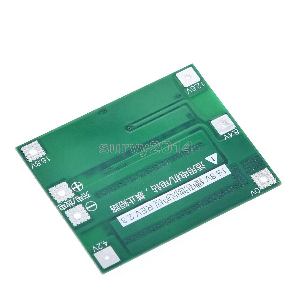 4S 40A 16.8V Li-ion Lithium Battery BMS Protection Board Charger Enhanced