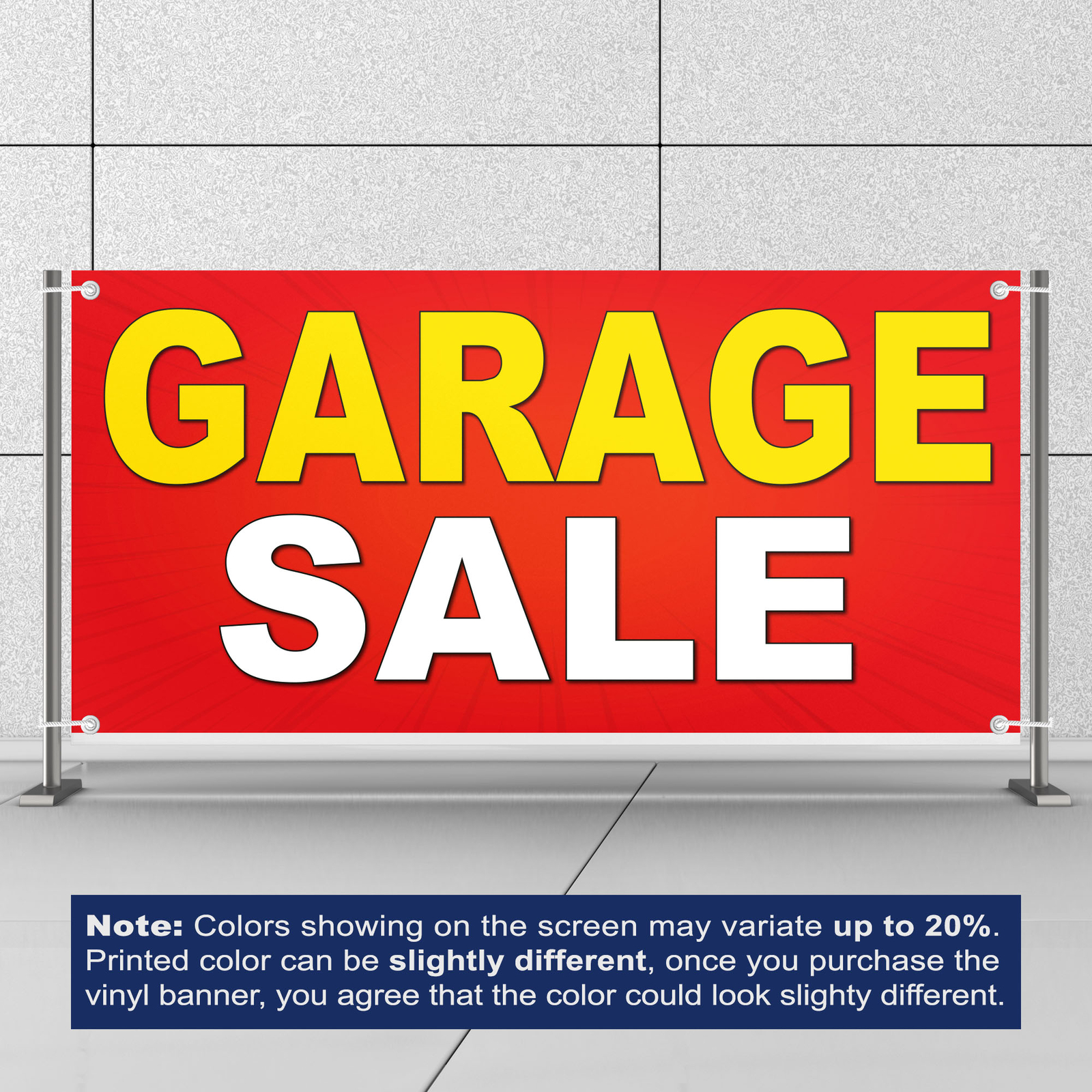 Garage Sale Banner 13 oz Heavy Duty Vinyl Garage Sale Sign Garage Offer Banner