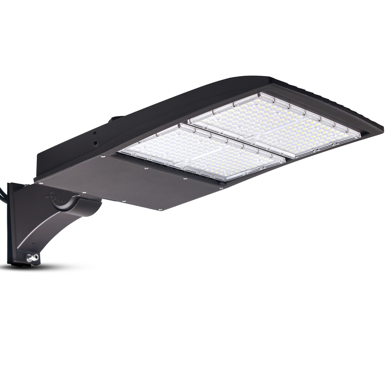 300W LED Shoebox Lights,1000W MH/HPS Equiv. Parking Lot Light Direct Arms Mount